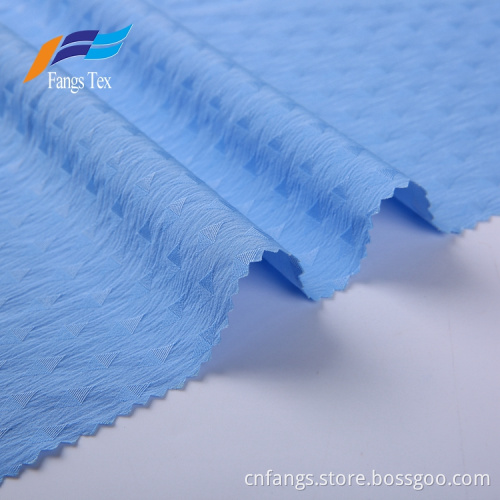 Elegant Jacquard Polyester Spandex Ladies Garment Fabric